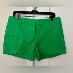 J. Crew Kelly Green 3.5” Chino Shorts, size 10